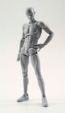 S.H.Figuarts Body-kun DX Set Gray Color Ver. Action Figure (Re-release) [SOLD OUT]