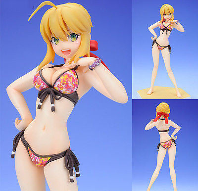 PVC 1/10 Saber Fate/EXTRA Version Beach Queens Anime Figure