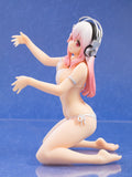 PVC Super Sonico Drink Holder Pearl White Ver. Game Prize Figure Furyu [SOLD OUT]