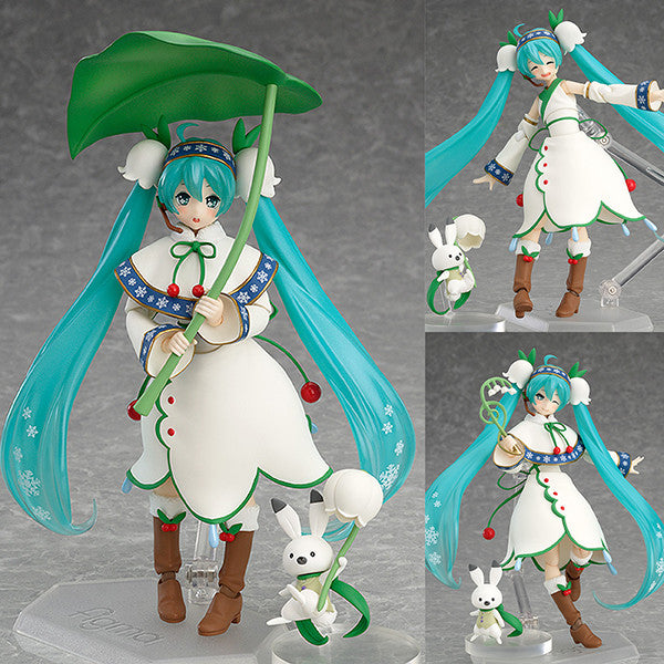 figma EX-024 雪ミク スノーベルver Snow Miku Figma EX-024 Snow Bell ver Figure Hatsune Miku Max