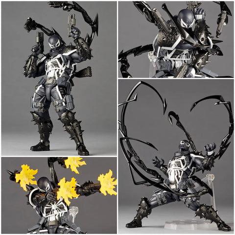 Revoltech Amazing Yamaguchi Agent Venom from Spider-Man Marvel (Reissue) [IN STOCK]