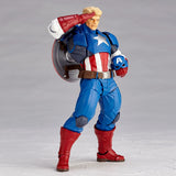 Revoltech Amazing Yamaguchi No 007 Captain America from Marvel Comics [IN STOCK]