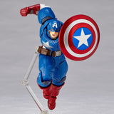 Revoltech Amazing Yamaguchi No 007 Captain America from Marvel Comics [IN STOCK]