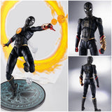 S.H.Figuarts Spider-Man (Black and Gold Suit) from Spider-Man: No Way Home + BONUS Marvel [IN STOCK]