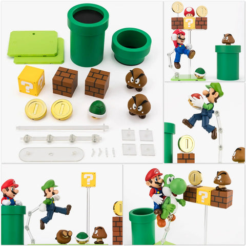 S.H.Figuarts Super Mario Brothers Playset from Super Mario [IN STOCK]
