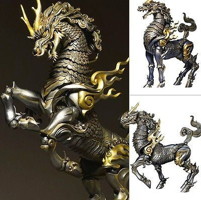 KT Project KT-001 Takeya Style Jizai Okimono Kirin Iron Rust Version Revoltech Kaiyodo [SOLD OUT]