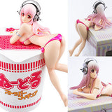 PVC Super Sonico Noodle Stopper Pink Version Game Prize Figure FuRyu [SOLD OUT]