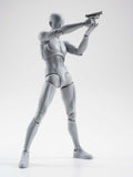 S.H.Figuarts Body-kun DX Set Gray Color Ver. Action Figure (Re-release) [SOLD OUT]