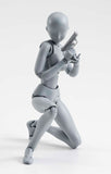 S.H.Figuarts Body-chan DX Set Gray Color Ver. Action Figure [SOLD OUT]