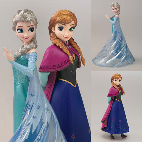 PVC Figuarts ZERO Elsa and Anna Frozen Disney Set of 2 Figures Bandai [SOLD OUT]