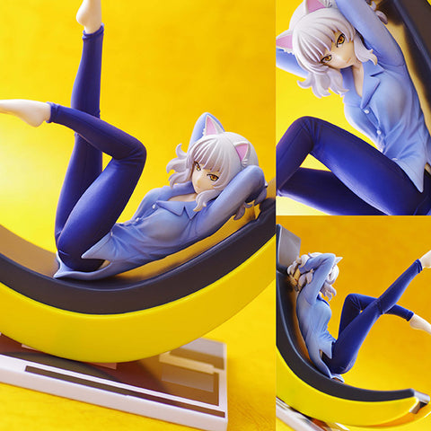PVC Black Hanekawa from Bakemonogatari Series Game Prize Figure [SOLD OUT]