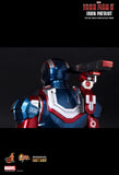 Hot Toys 1/6 Iron Patriot Diecast Action Figure from Iron Man 3 Movie Masterpiece [SOLD OUT]