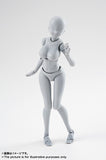 S.H.Figuarts Body-chan (Kentaro Yabuki Edition) DX Set (Gray Color Ver.) [SOLD OUT]