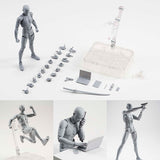 S.H.Figuarts Body-kun DX Set Gray Color Ver. Action Figure (Re-release) [SOLD OUT]
