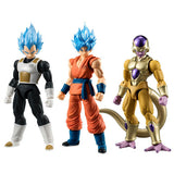 Shodo SSGSS Son Goku, SSGSS Vegeta, and Golden Freeza from Dragon Ball Set of 3 Figures [SOLD OUT]