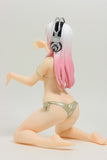 PVC Super Sonico Drink Holder Champagne Gold Ver. Game Prize Figure Furyu [SOLD OUT]