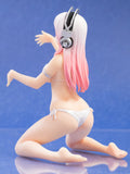 PVC Super Sonico Drink Holder Pearl White Ver. Game Prize Figure Furyu [SOLD OUT]