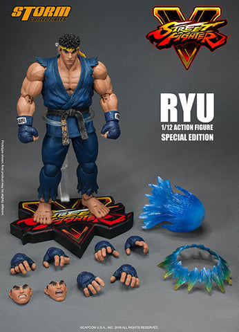 Storm Collectibles 1/12 Ryu Limited Colour Edition Action Figure from Street Fighter V [SOLD OUT]
